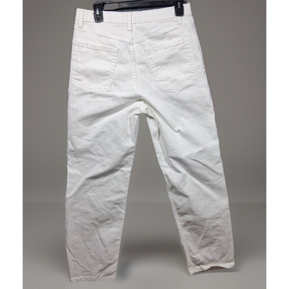 Wild Fable Womens White High Rise Dad Jeans Distressed Ripped Size 10 331042477 - Picture 14 of 14
